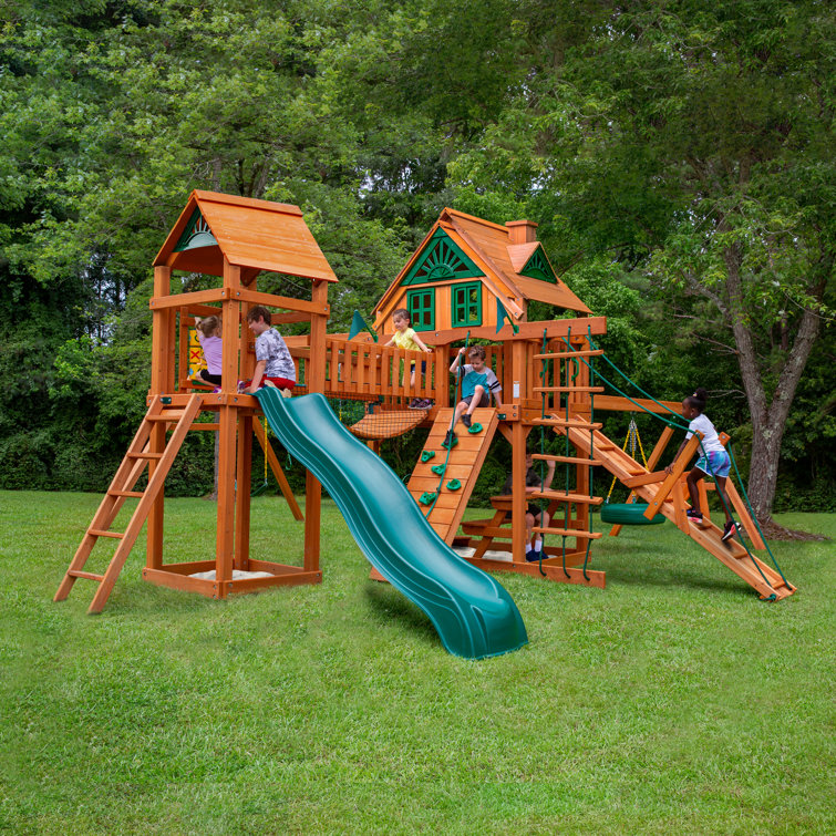 Gorilla Playsets Pioneer Peak Swing Set & Reviews Wayfair